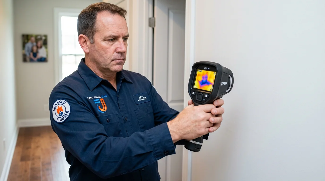 Thermal imaging leak detection by Johns Plumbing LLC in Rocky Ford
